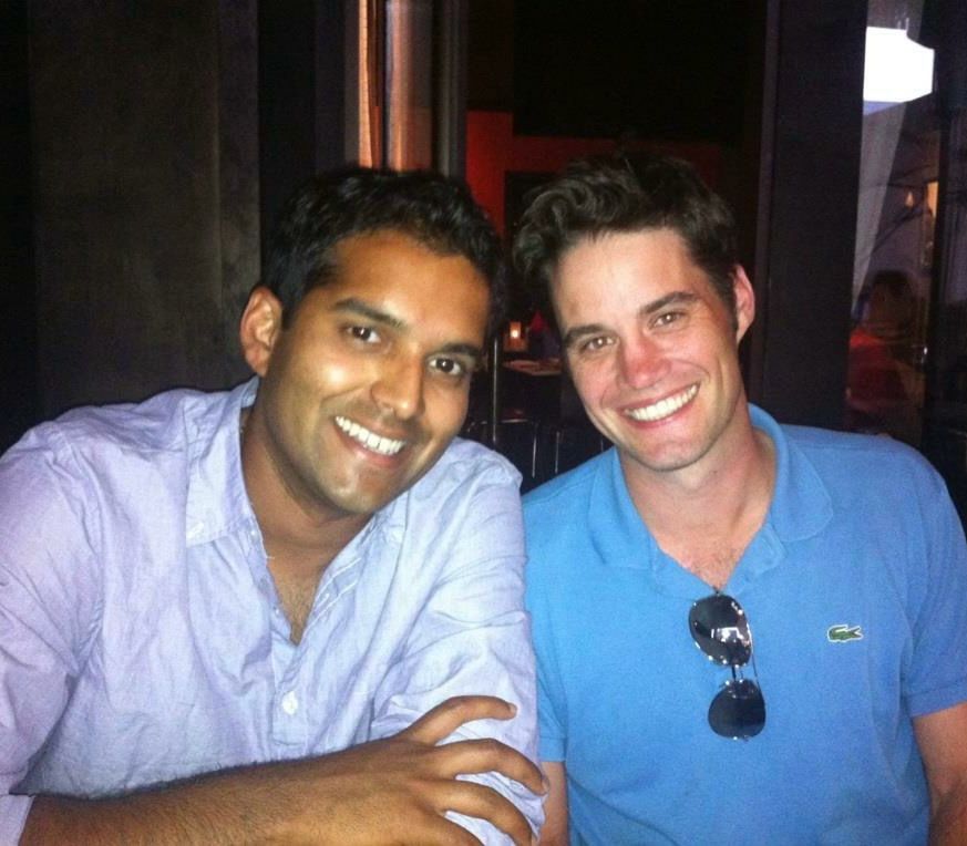 Shankar and Ryan, years ago